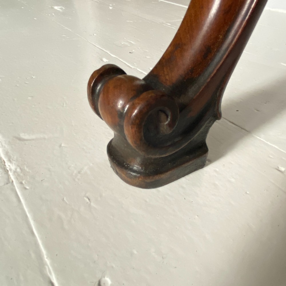 19th Century Colonial Mahogany and Cane Hall Seat View IV
