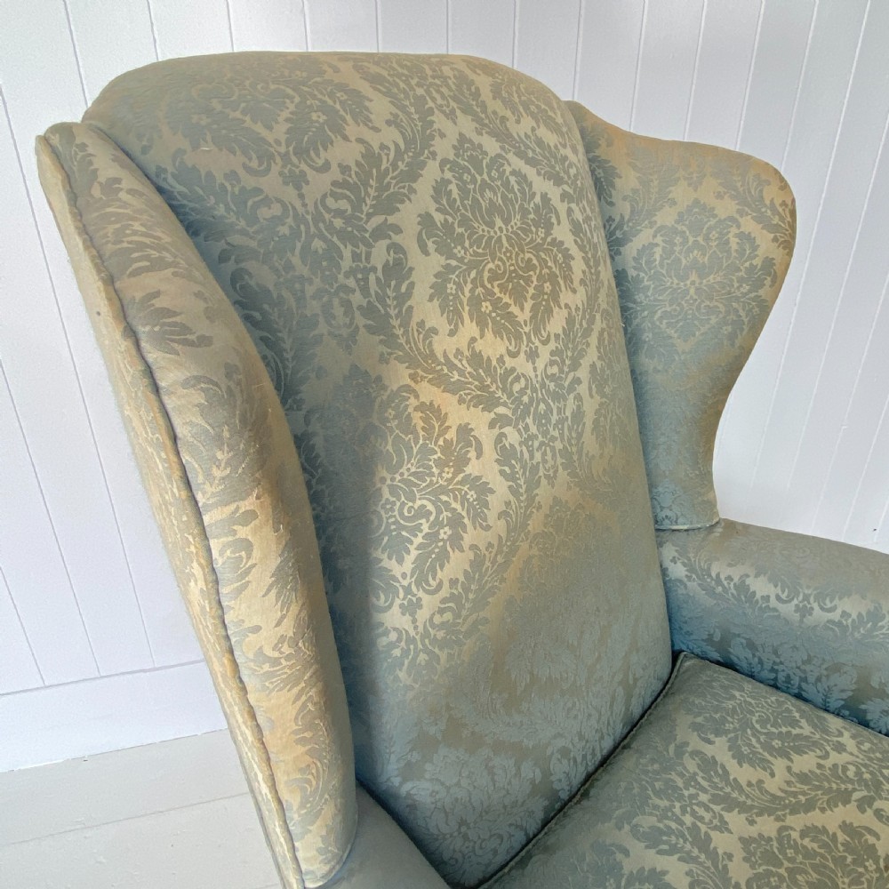 Country House Wingback Armchair Circa 1920 View V