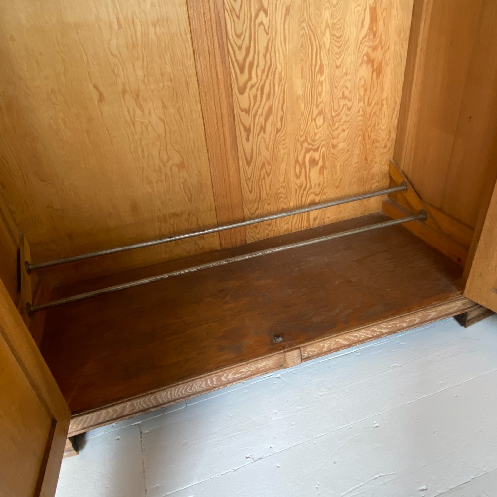 Cotswold School Limed Oak Wardrobe by Heals London View VIII