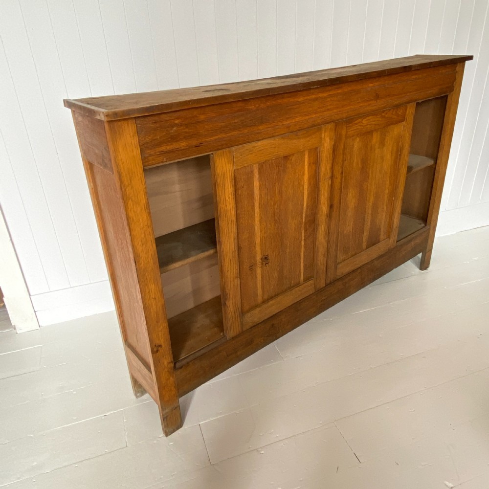 Vintage French Oak Hall or Kitchen Cabinet View II