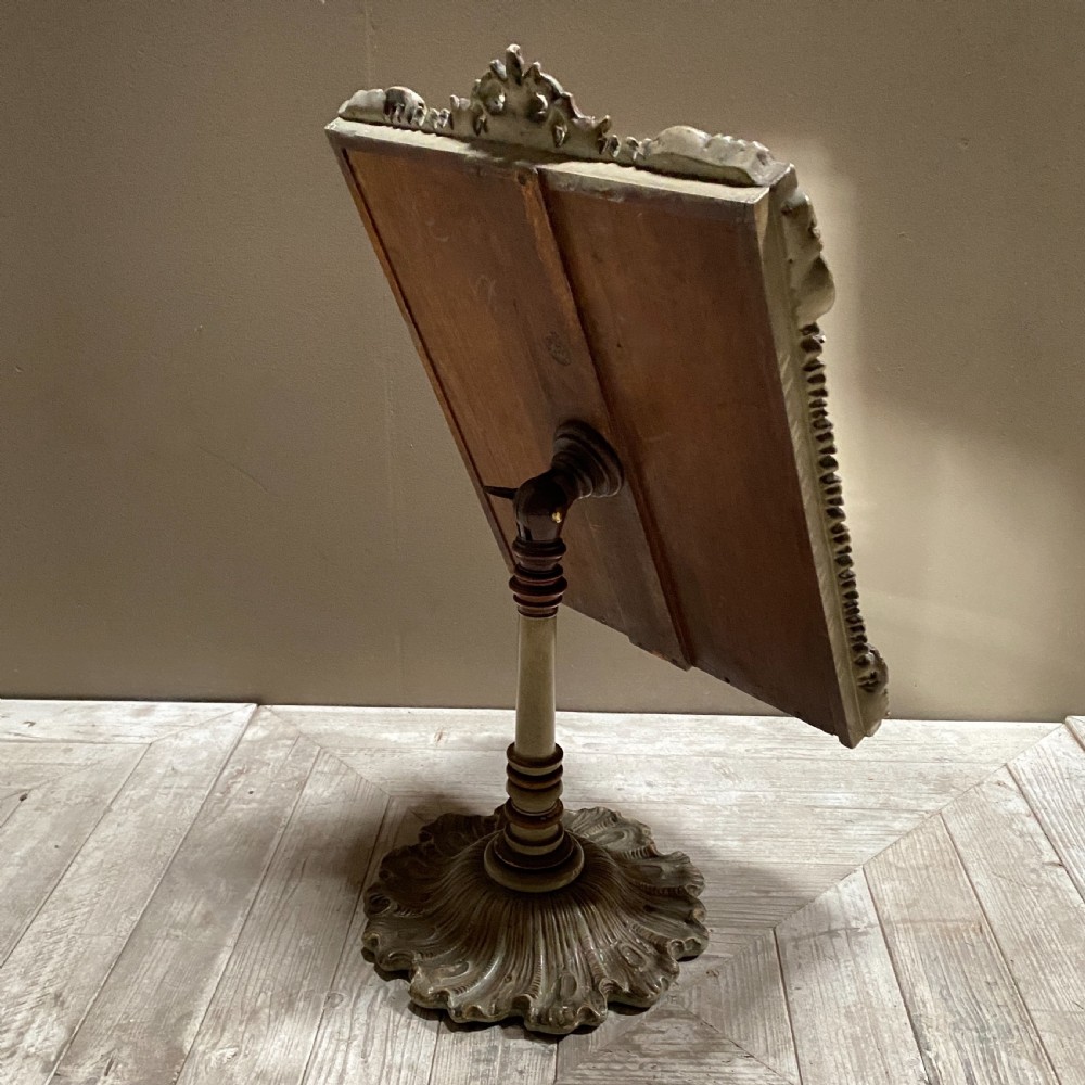 A Rare C19th Papier Mache Mirror Mirror on Stand by Charles Frederic Bielefeld View VII