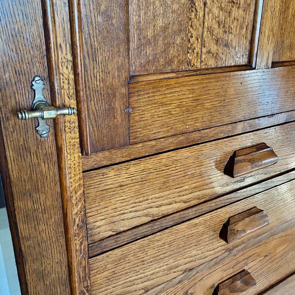 An Oak Compactum Wardrobe Circa 1920 View V