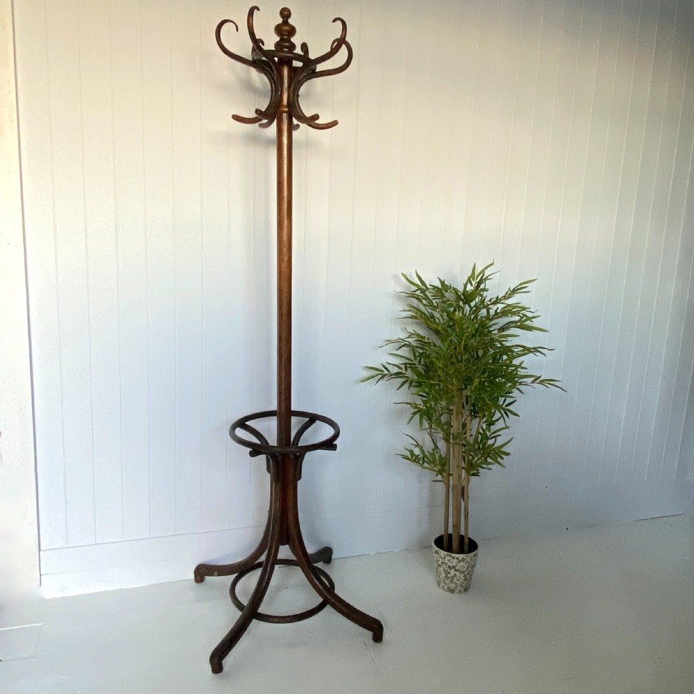 Antique Bentwood Coat and Umbrella Stand 
