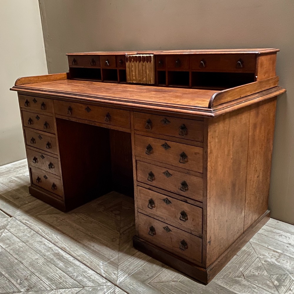A Victorian Gothic Mahogany Church Desk View III