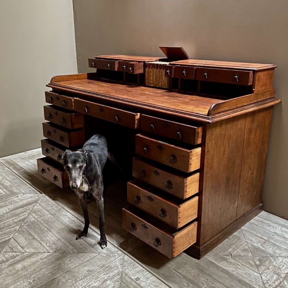 A Victorian Gothic Mahogany Church Desk View IV
