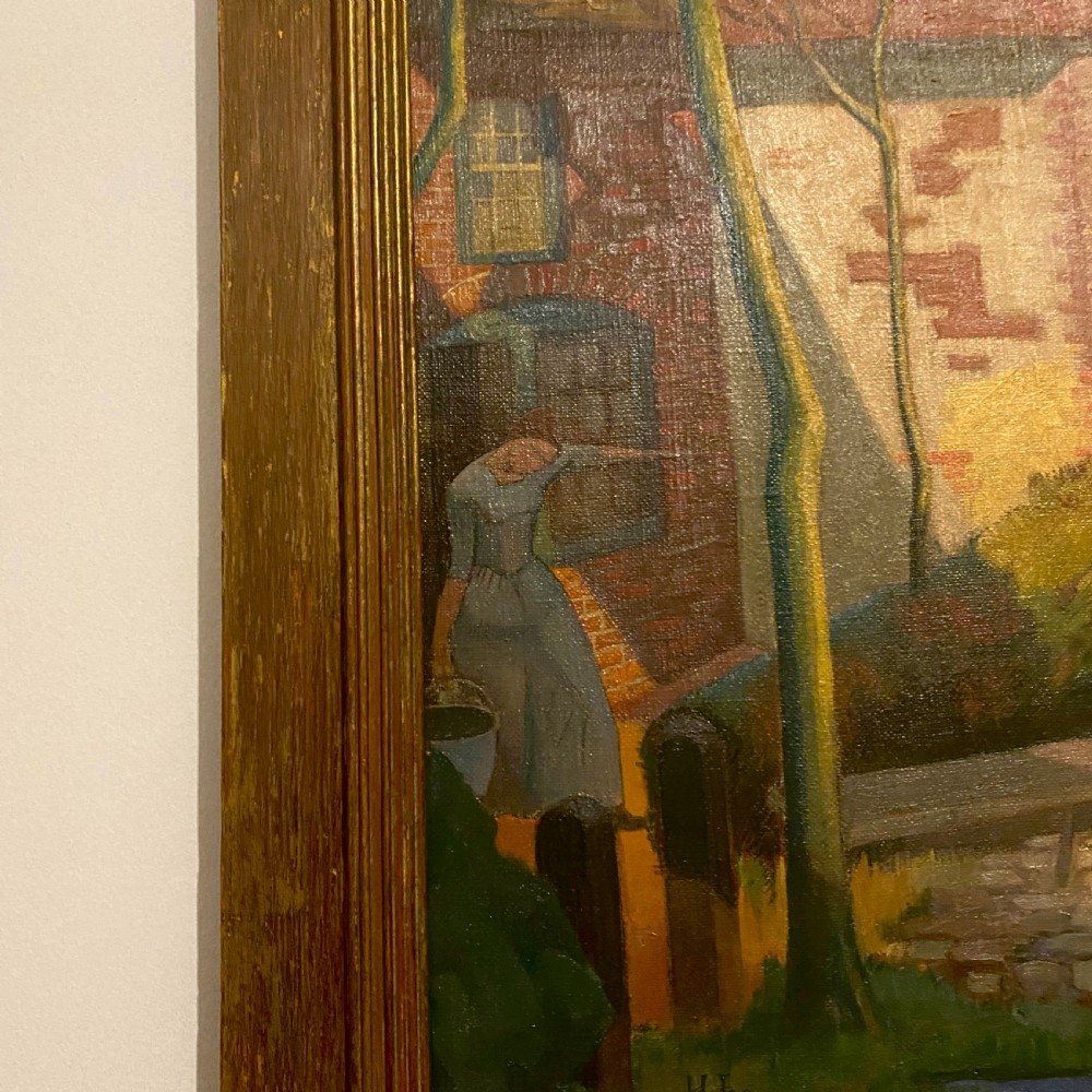 Bloomsbury School Sussex Landscape Oil On canvas View VII