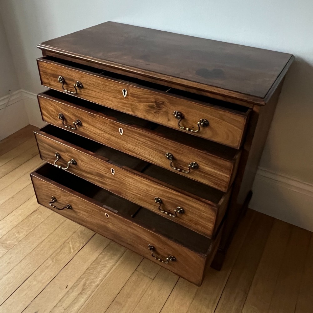 Antique Georgian Mahogany Chest of Drawers View IV