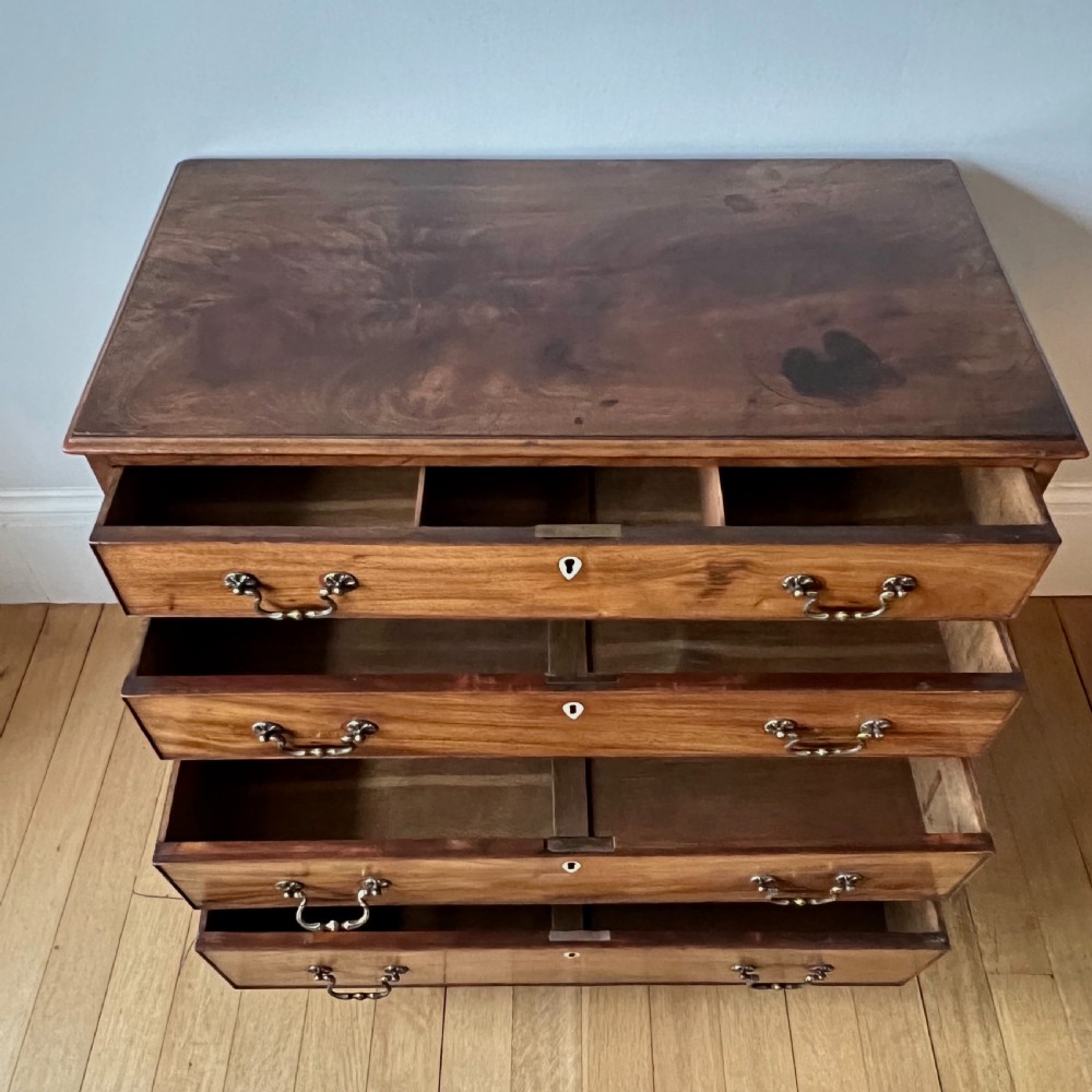 Antique Georgian Mahogany Chest of Drawers View V