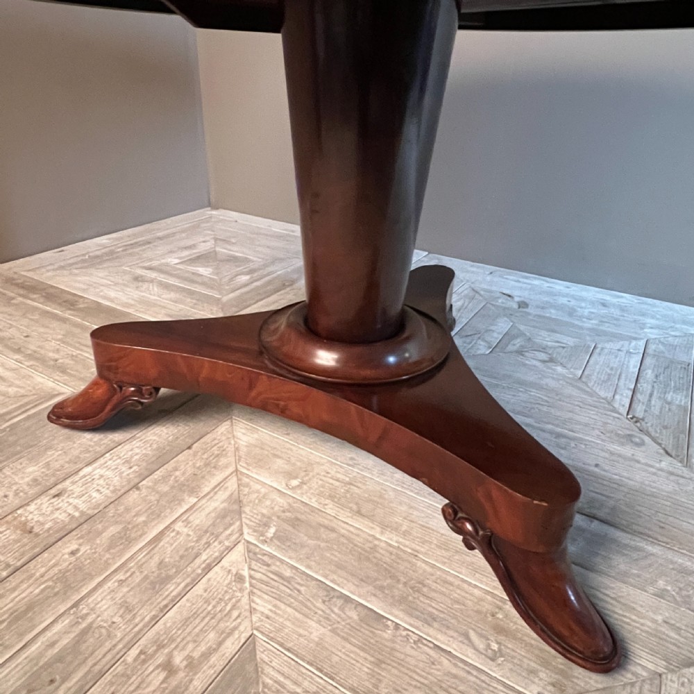 C19th Manx Mahogany Circular Tilt-Top Dining Table View III