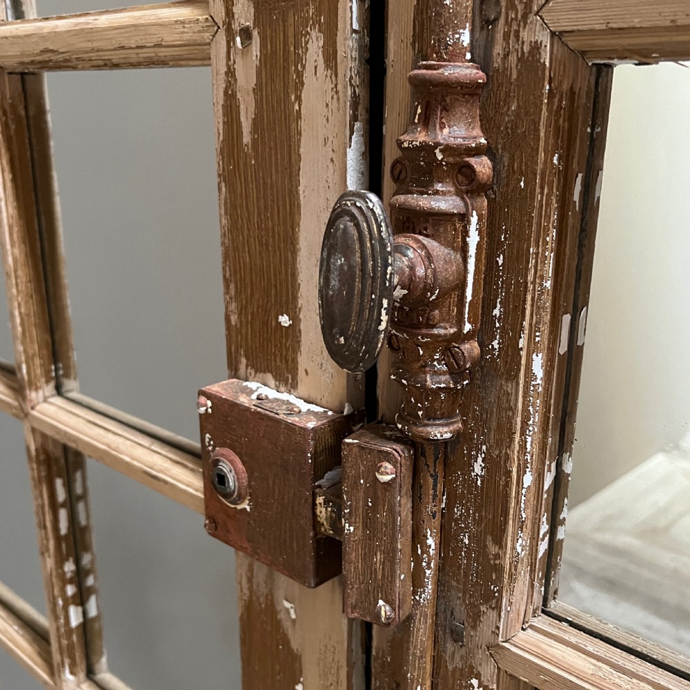 A Large Pair Of Reclaimed French Vintage Door Mirrors View IV