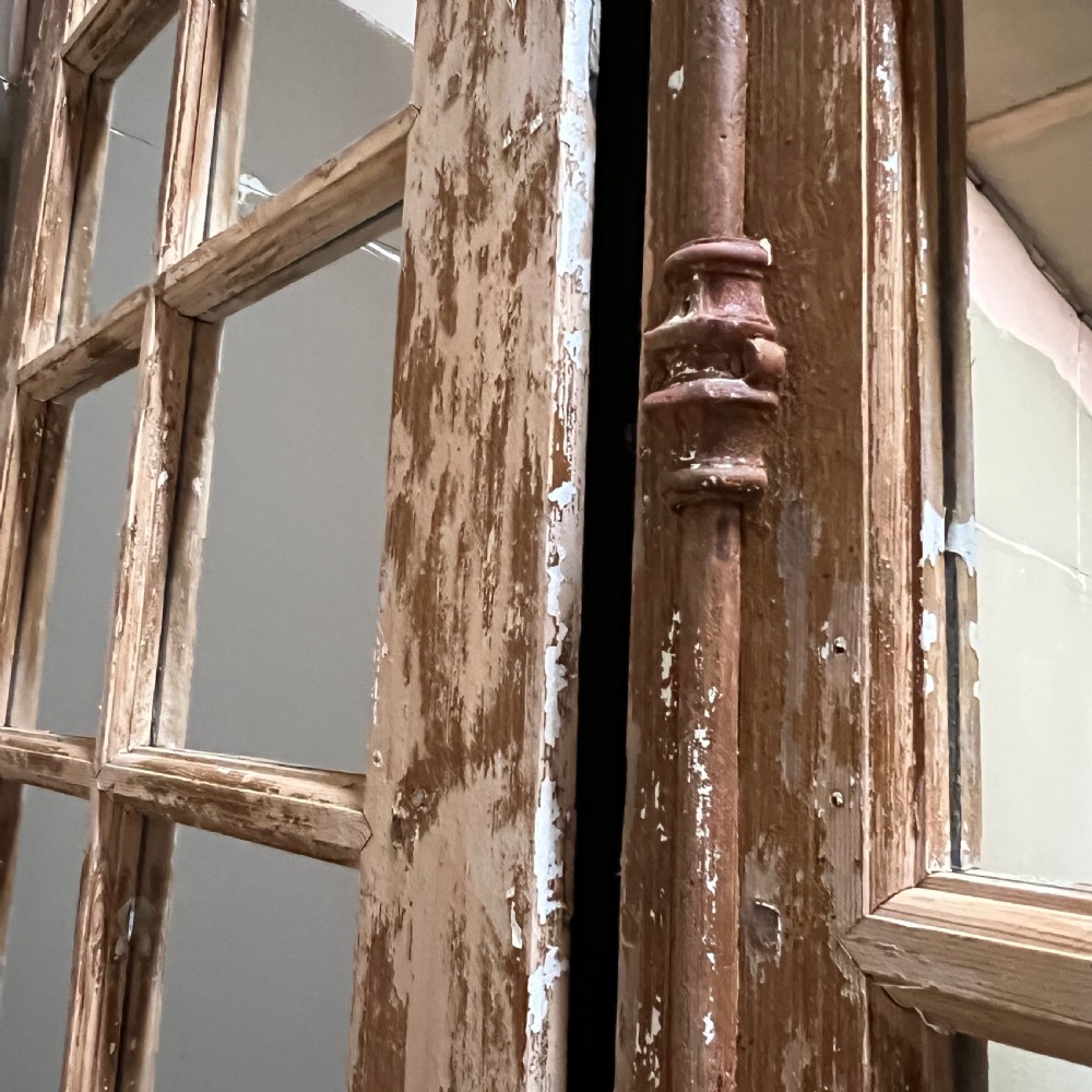 A Large Pair Of Reclaimed French Vintage Door Mirrors View V