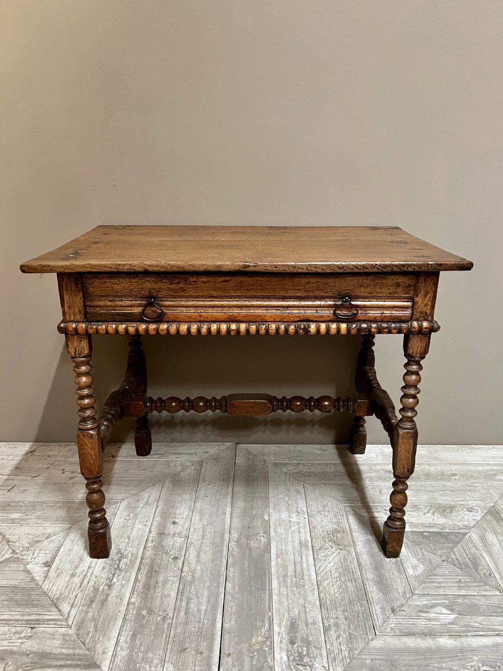 An C18th Oak Hall or Side Table