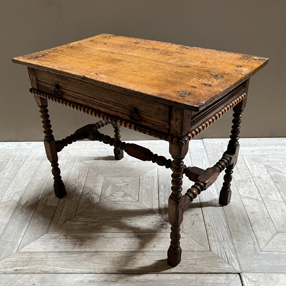 An C18th Oak Hall or Side Table View II