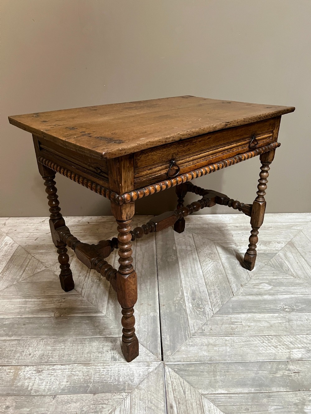 An C18th Oak Hall or Side Table View VI
