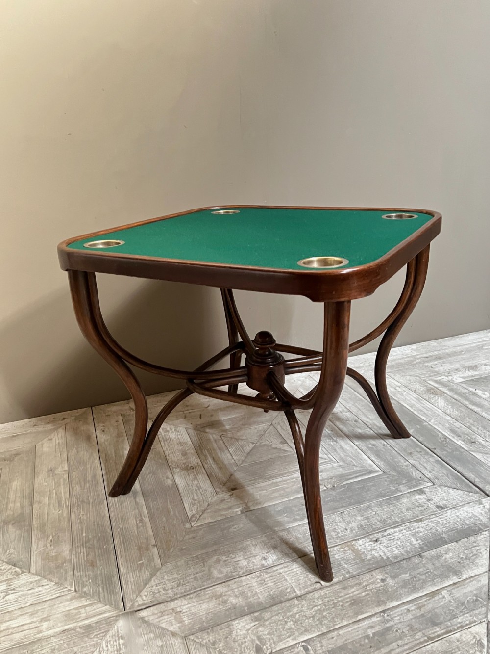 A Thonet Bentwood Card Table No. 5  