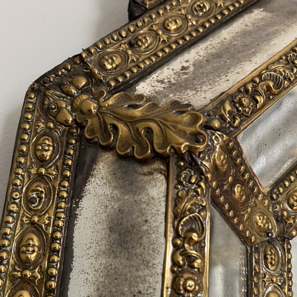 A C19th Continental Repousse Marginal Wall Mirror View III