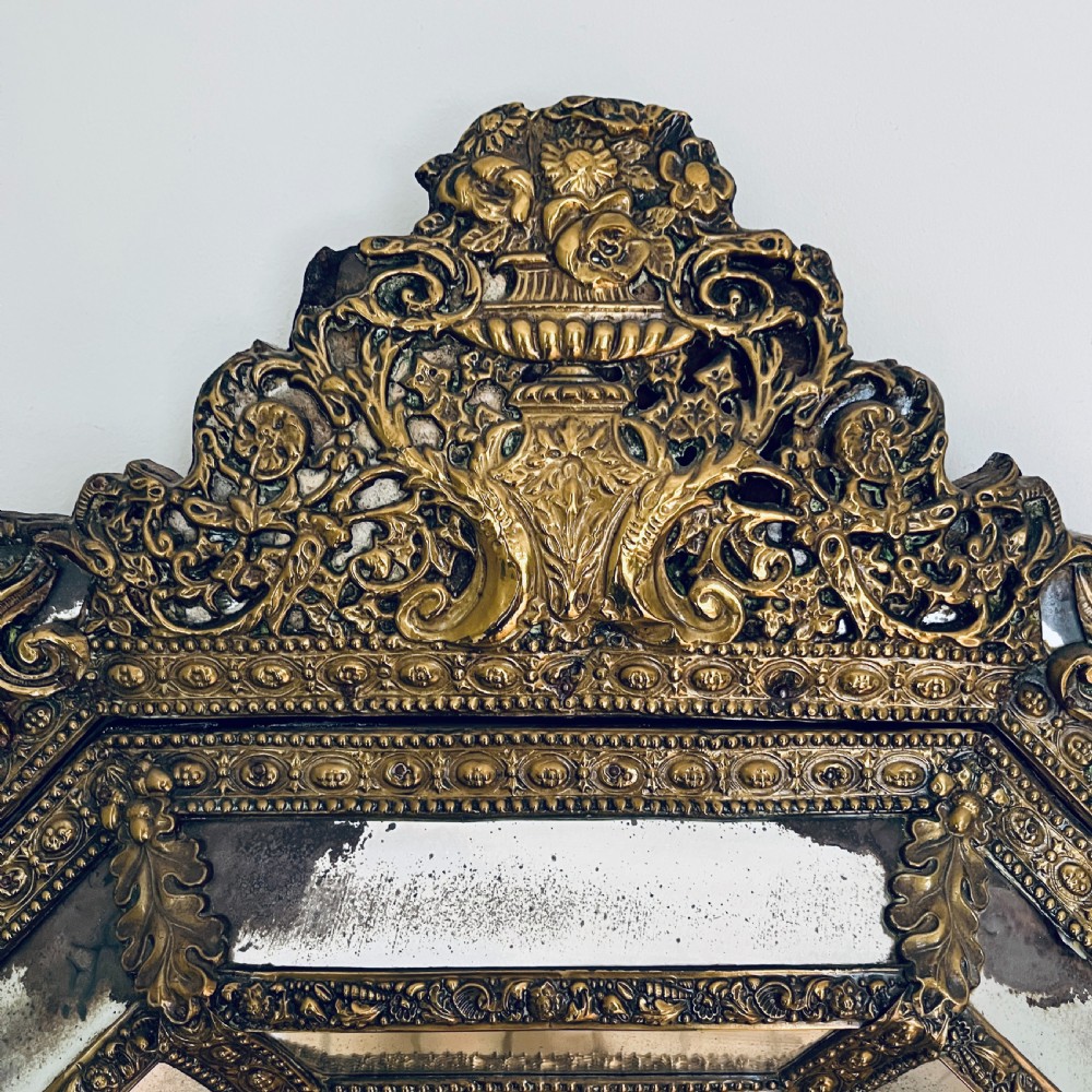 A C19th Continental Repousse Marginal Wall Mirror View IV