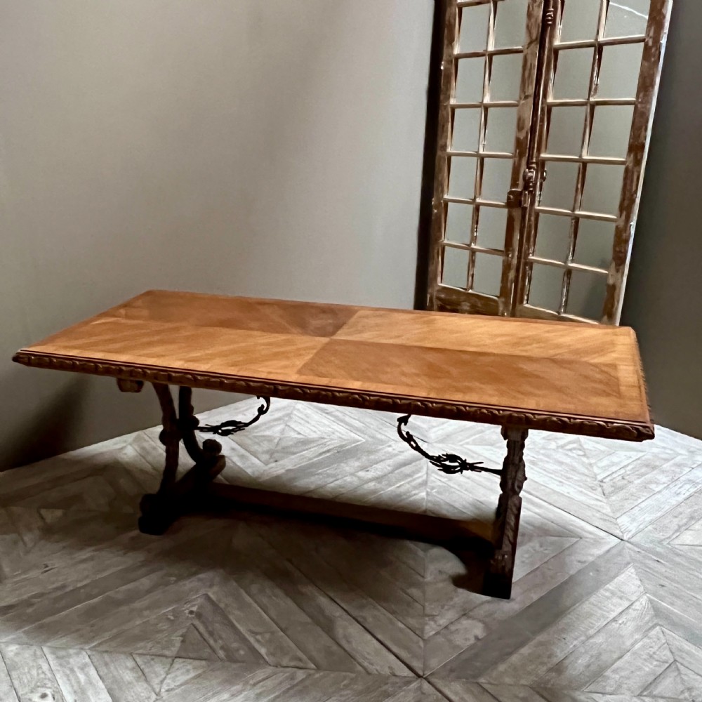 Spanish Walnut Dining Or Centre Table  View II