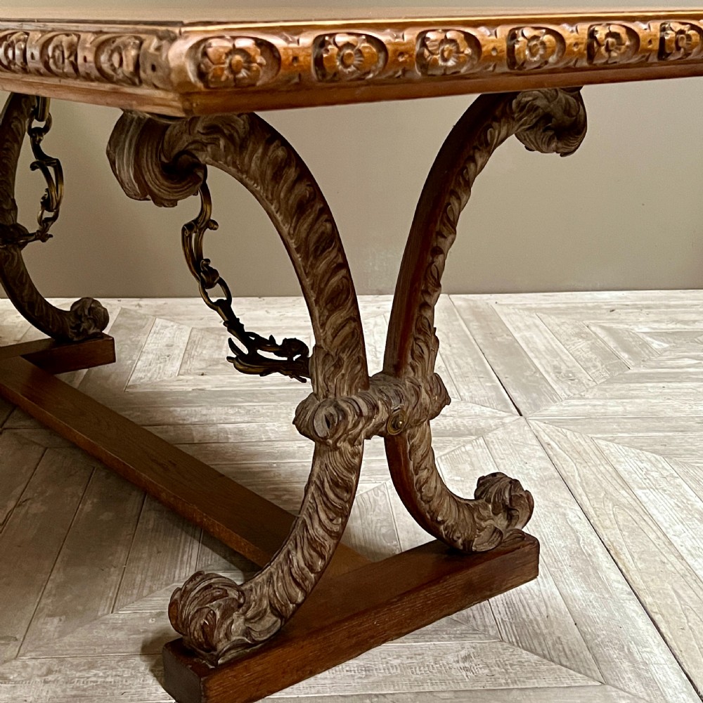 Spanish Walnut Dining Or Centre Table  View III