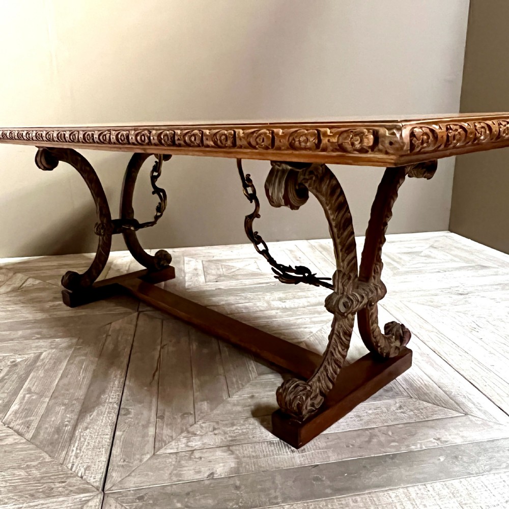 Spanish Walnut Dining Or Centre Table  View VII
