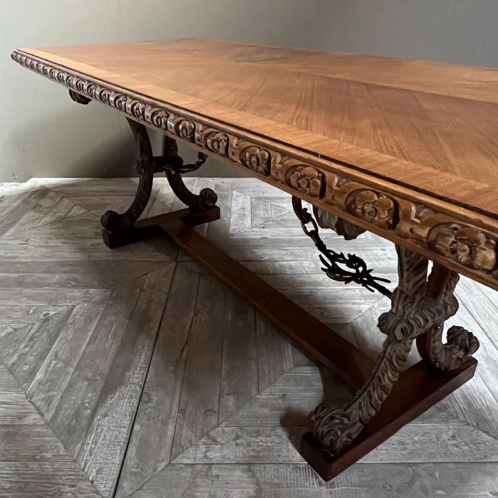 Spanish Walnut Dining Or Centre Table  View VIII