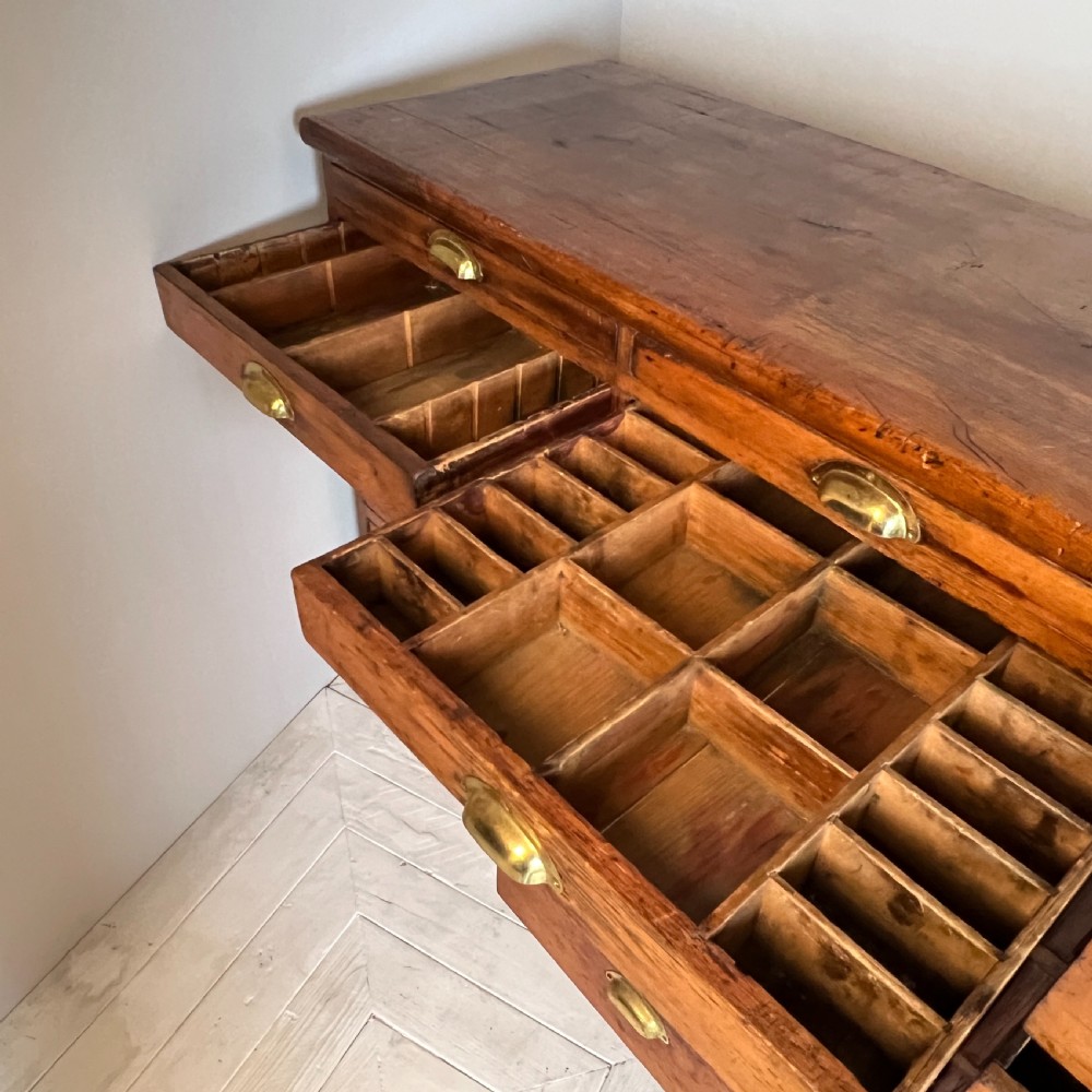 Antique Bank Of Chemist Or Apothecary Drawers View VIII