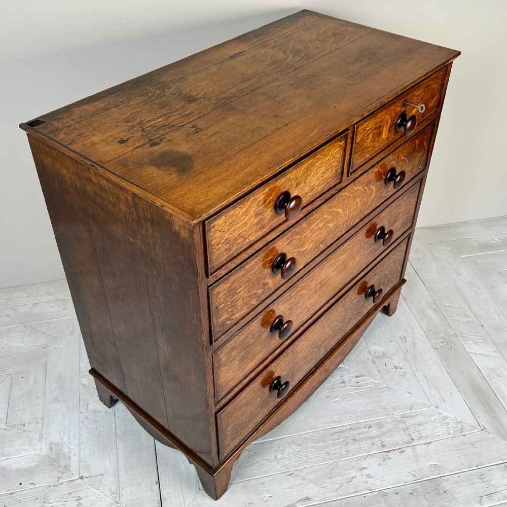 Late Georgian Oak Chest Of Drawers View V