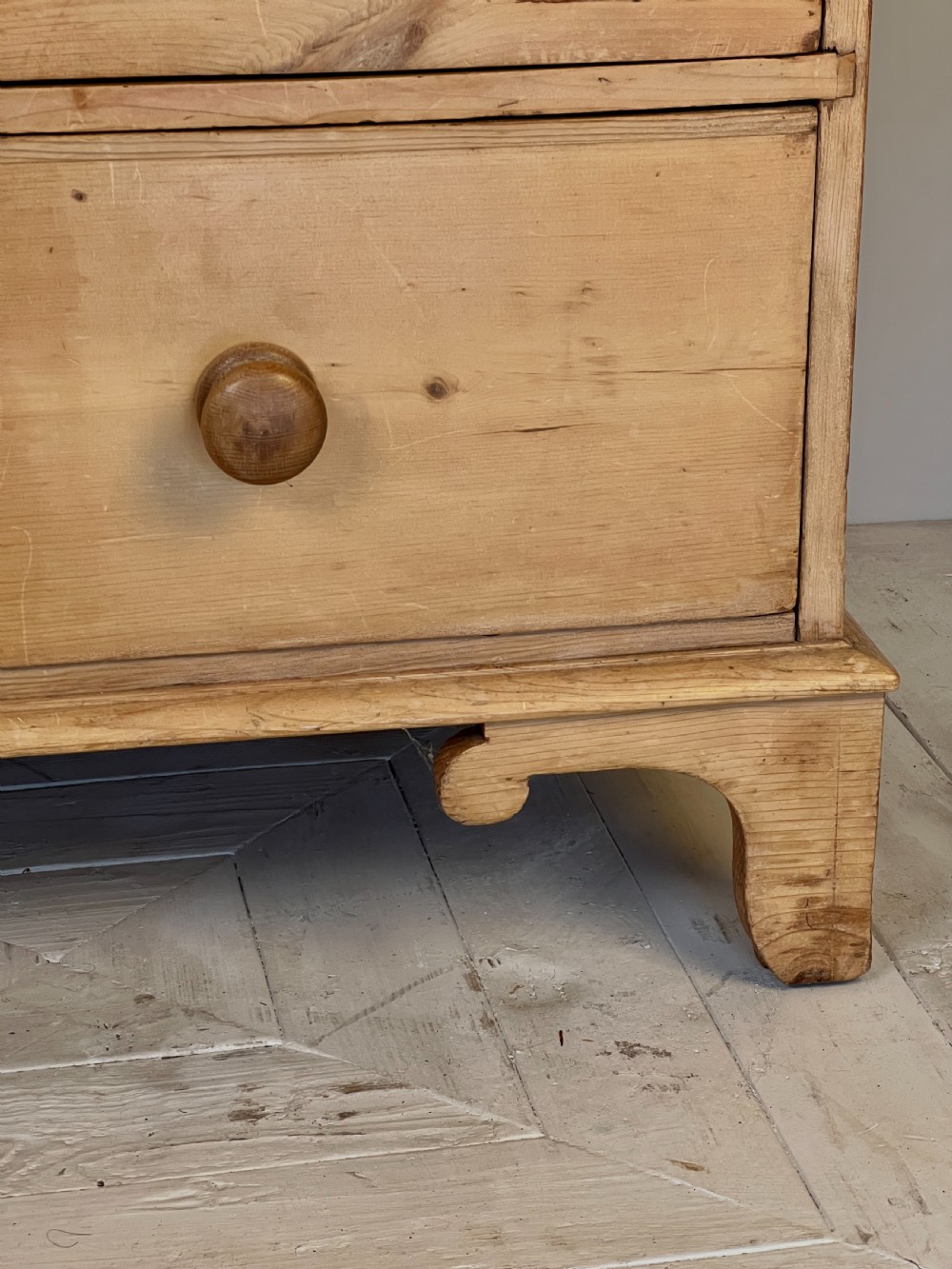 Antique Pine Chest Of Drawers View II