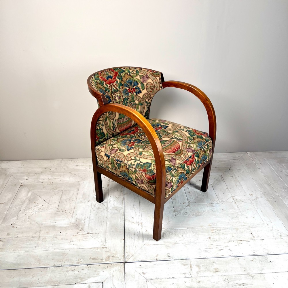 Art Deco Upholstered Armchair View III