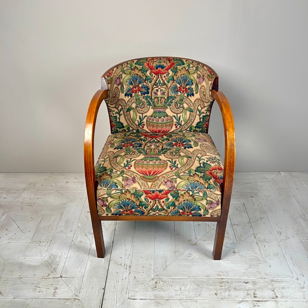Art Deco Upholstered Armchair View IV