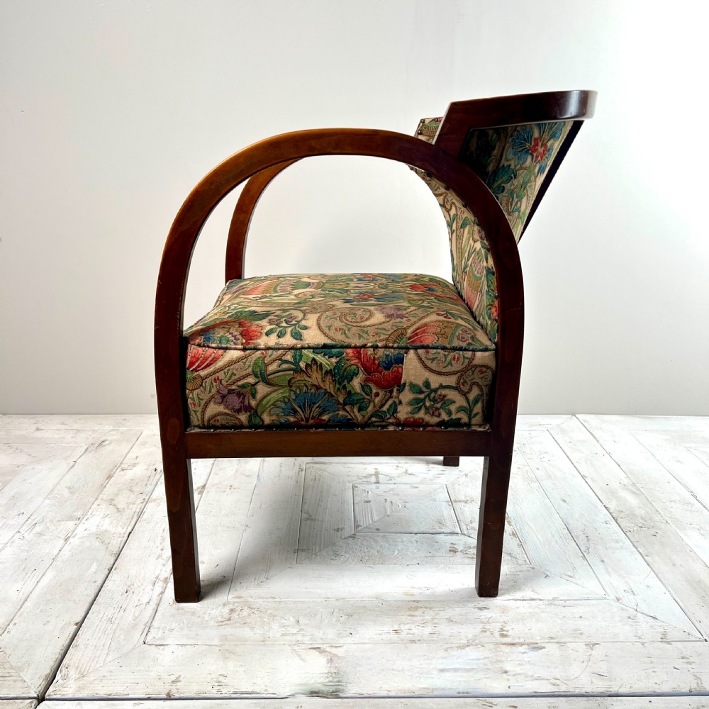 Art Deco Upholstered Armchair View VII