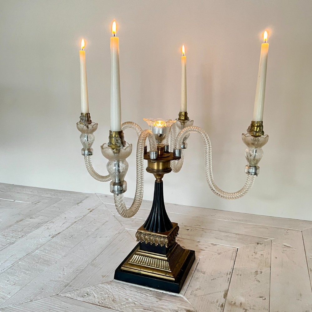 Large Regency Style Centrepiece Candelabra 