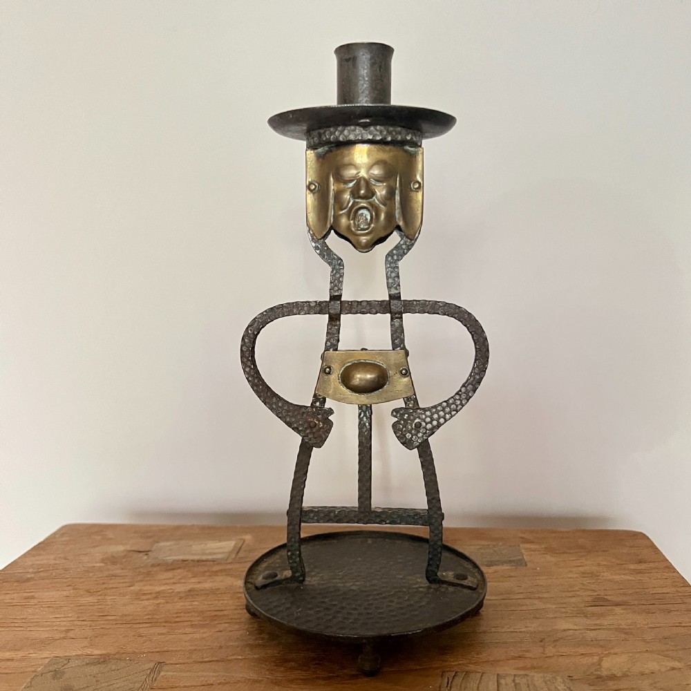 Pair Of French Arts & Crafts Candle Sticks View VI