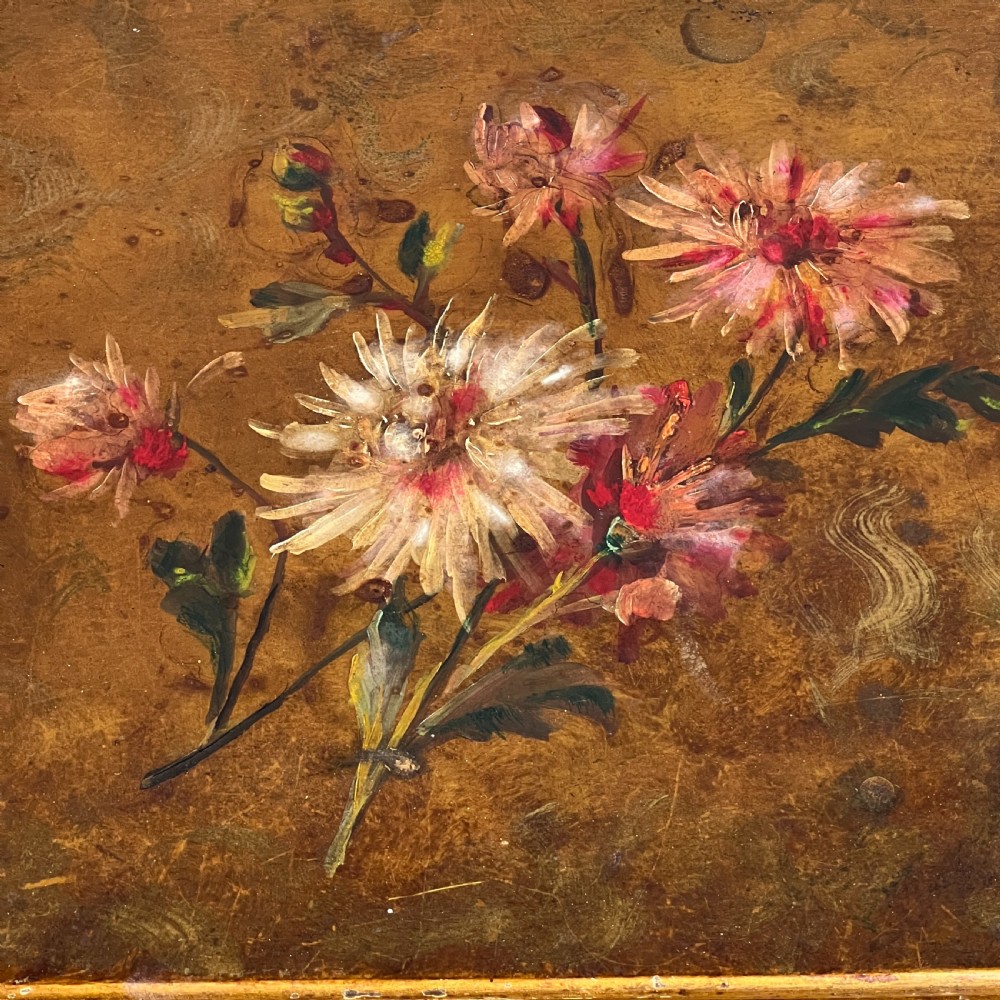 Antique Quartetto Nest Of Four Gilt Painted Lamp, Occasional Or Wine Tables View II