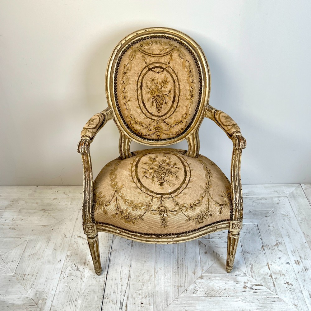 Pair Of French Antique Fauteuils View III