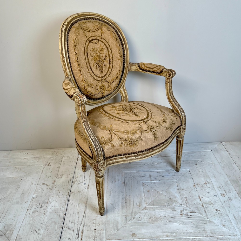 Pair Of French Antique Fauteuils View V