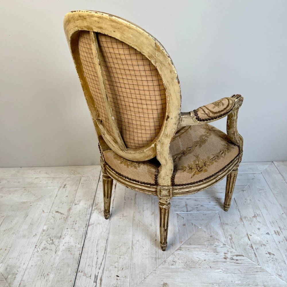 Pair Of French Antique Fauteuils View VI