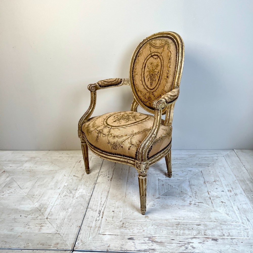 Pair Of French Antique Fauteuils View VII