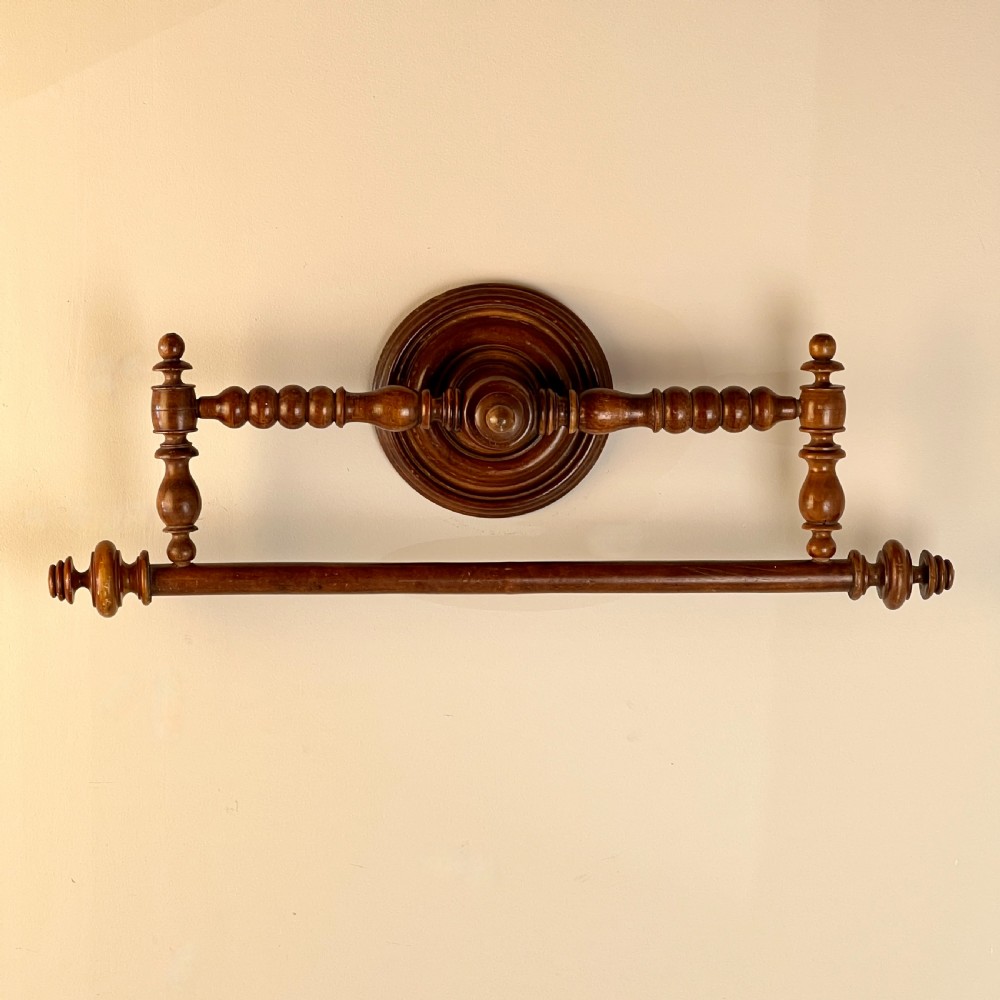Victorian Turned Bobbin Towel Rail View III