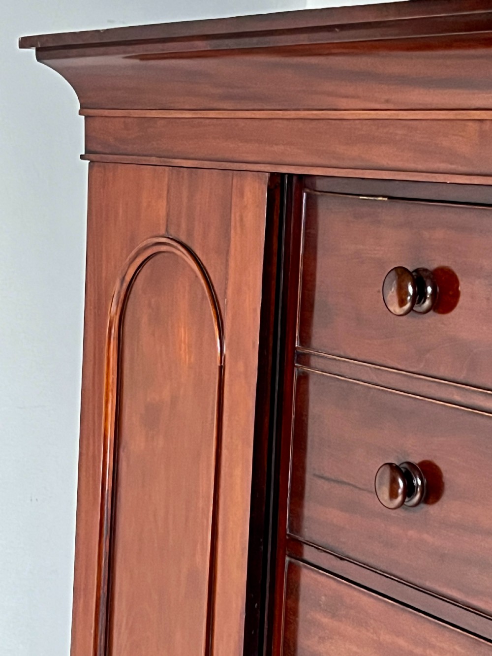 A Victorian Mahogany Compactum Wardrobe View VIII