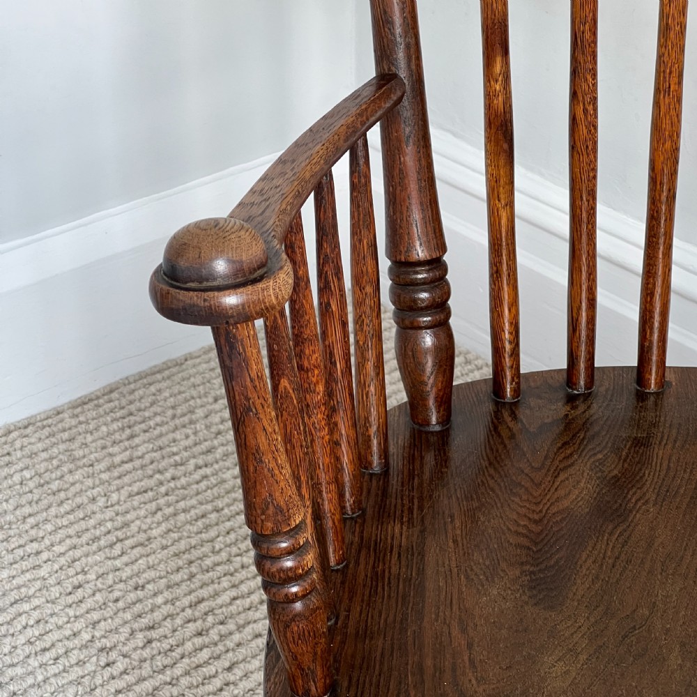 An Arts & Crafts Spindle Back Elbow Chair View IV
