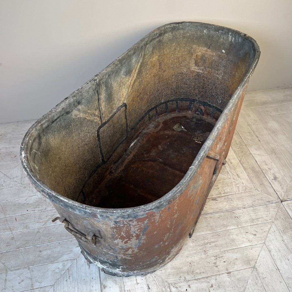 A C19th French Zinc Bath Planter View VII