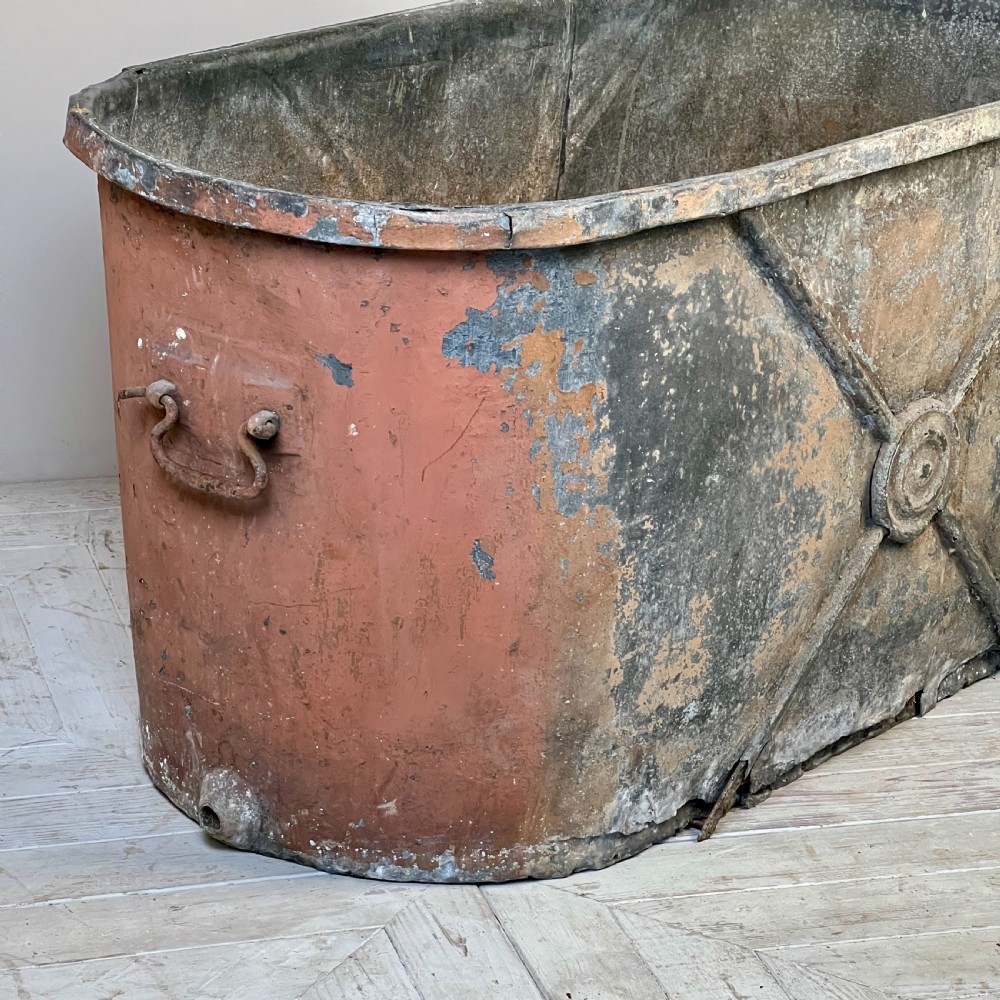 A C19th French Zinc Bath Planter View IX