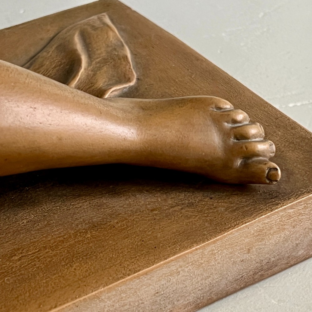 A Terracotta Study Of A Child and Dog By Ugo Cipriani View III