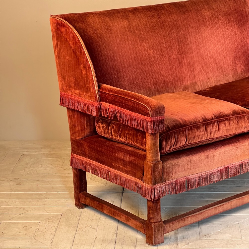 Country House Wingback Two Seater Sofa View III
