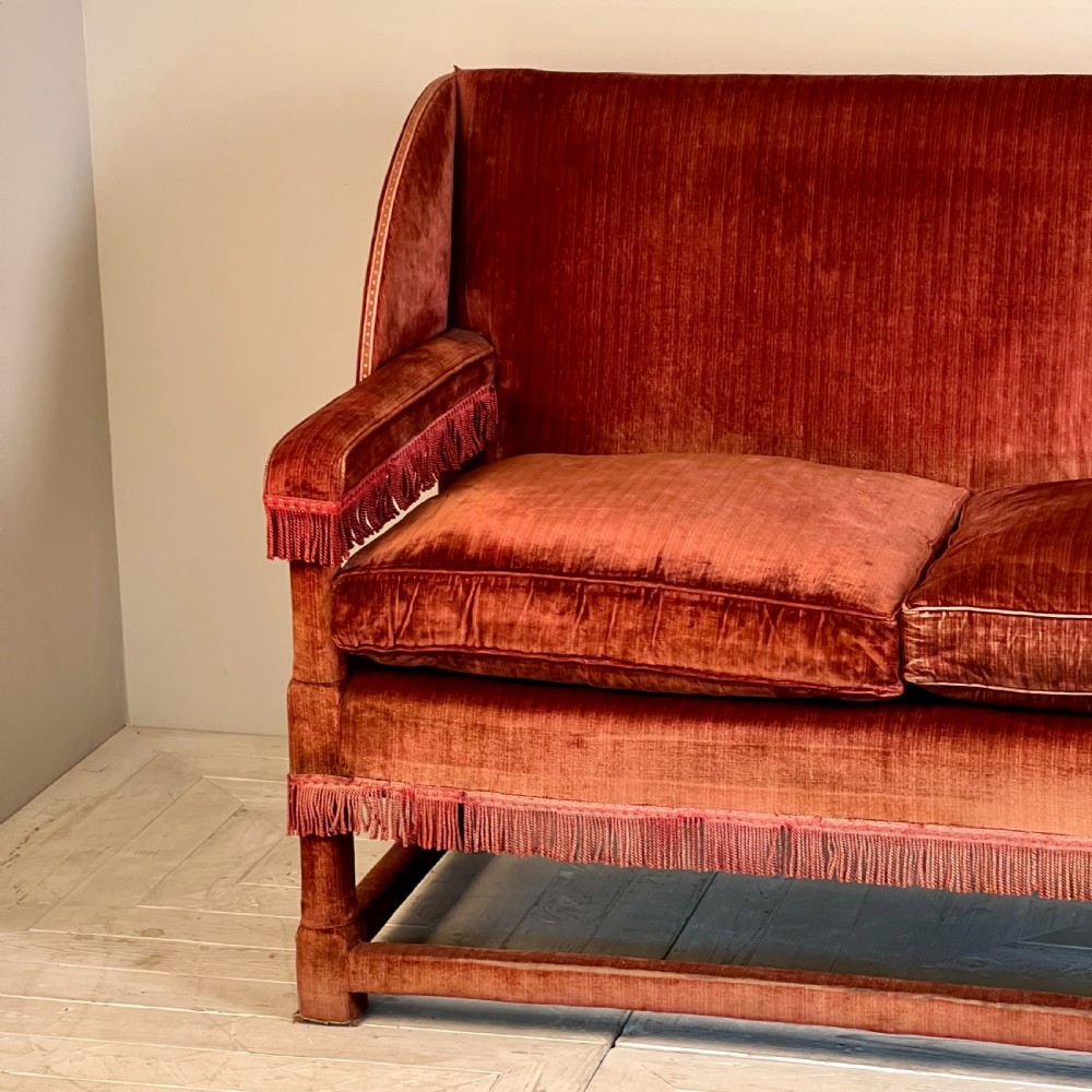 Country House Wingback Two Seater Sofa View IV