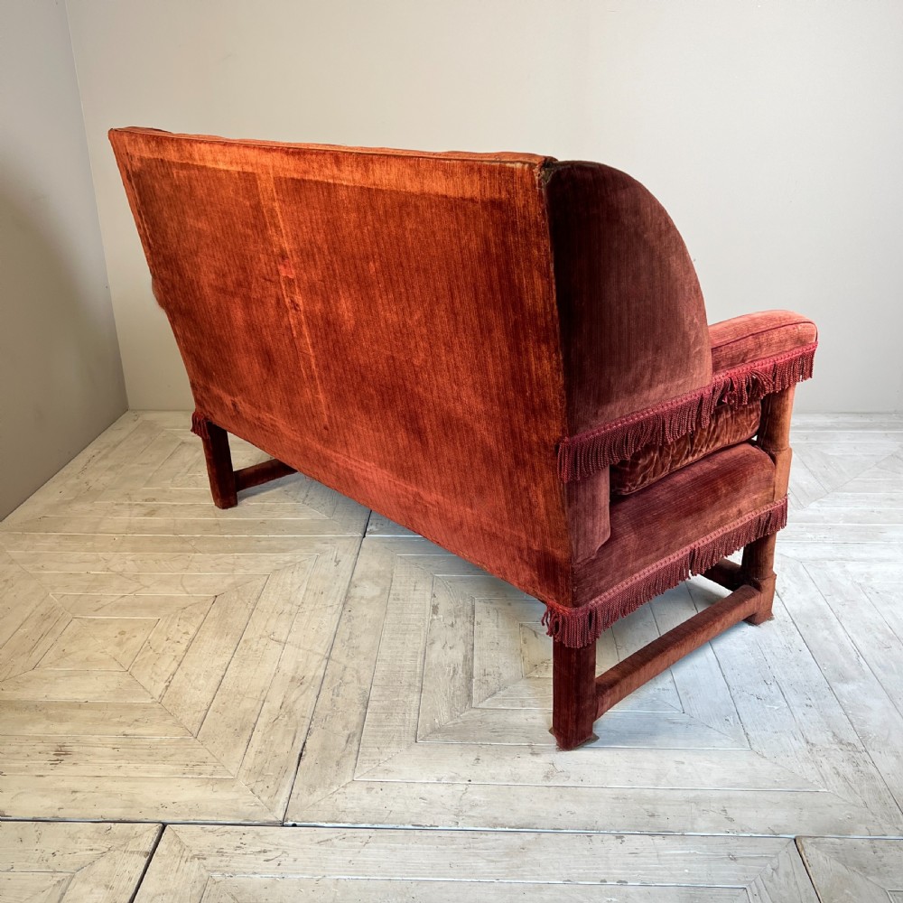 Country House Wingback Two Seater Sofa View V
