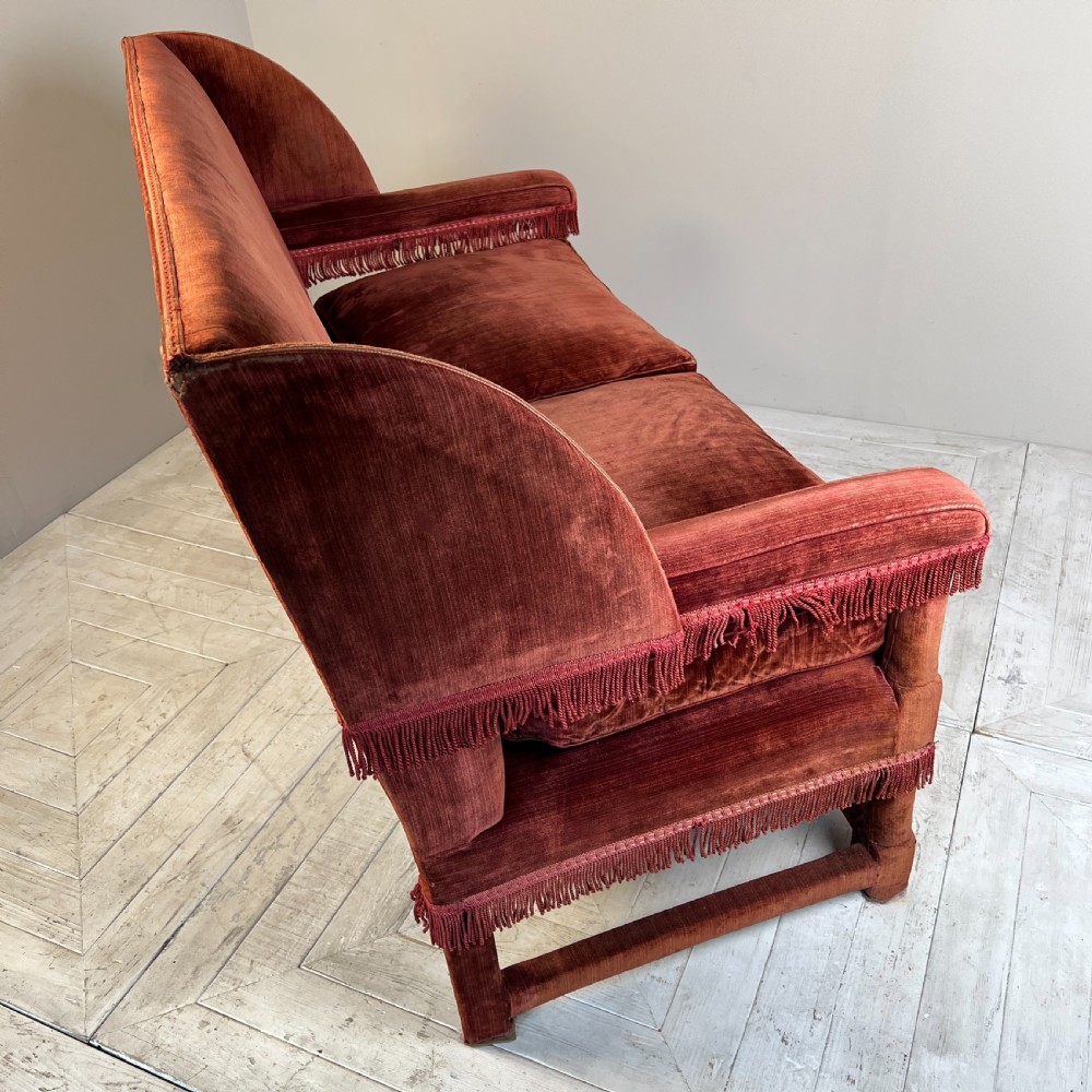 Country House Wingback Two Seater Sofa View VI