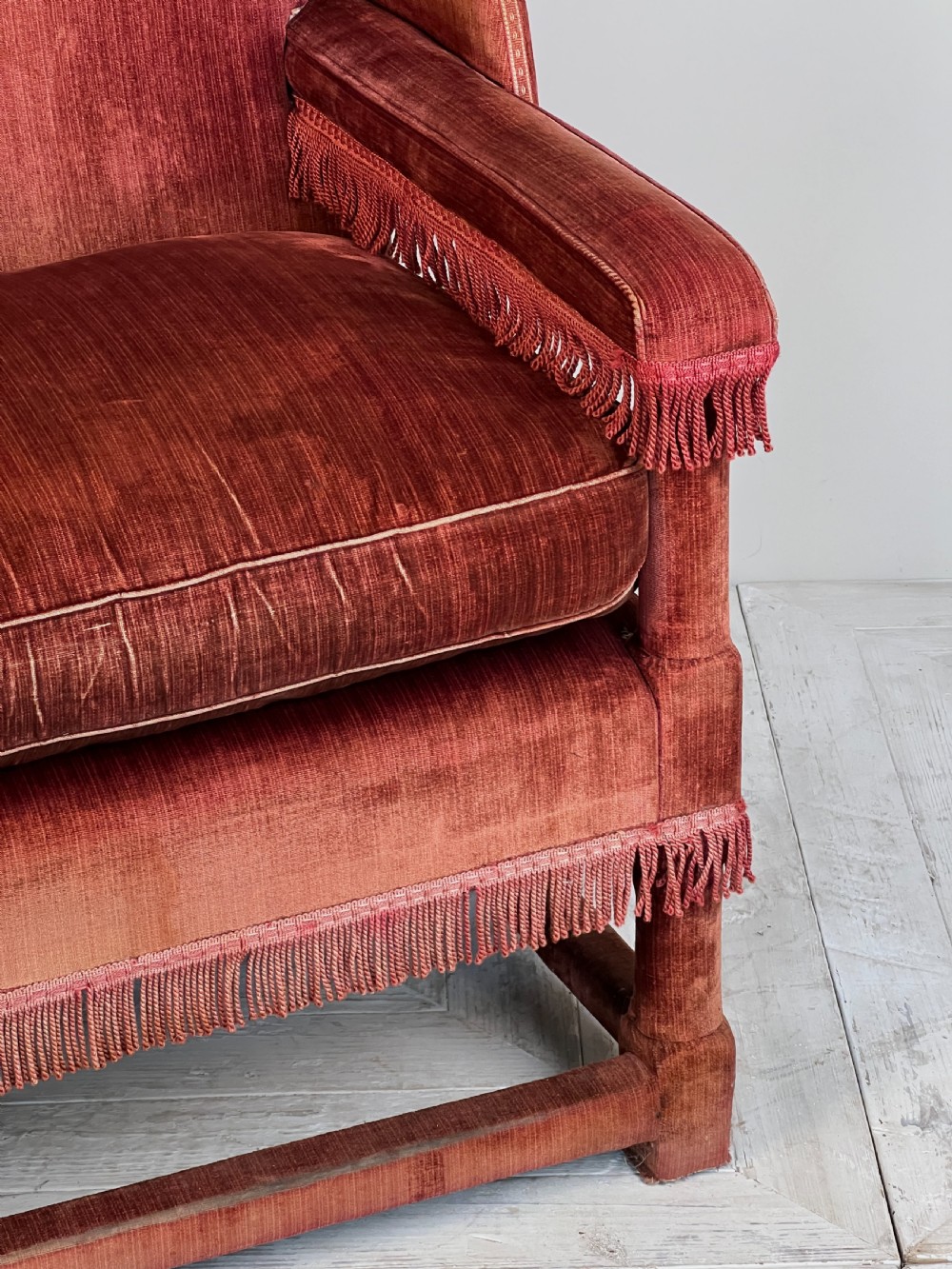 Country House Wingback Two Seater Sofa View VII