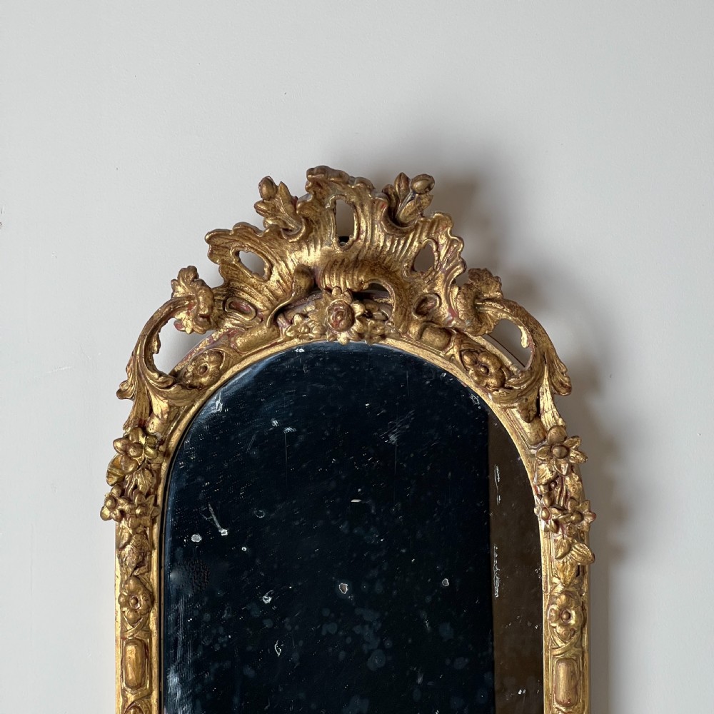 A Pair Of  C19th Gilt Framed Bracket Mirrors View II